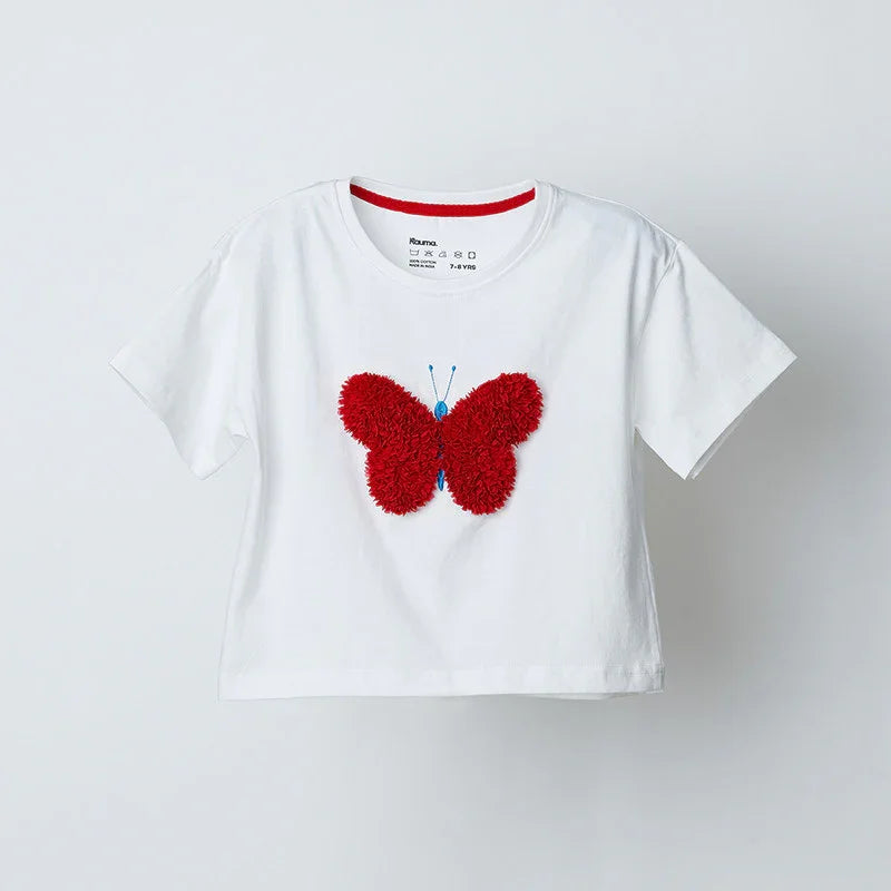 Butterfly Embroidered Tshirt