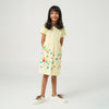 Yellow Applique Dress