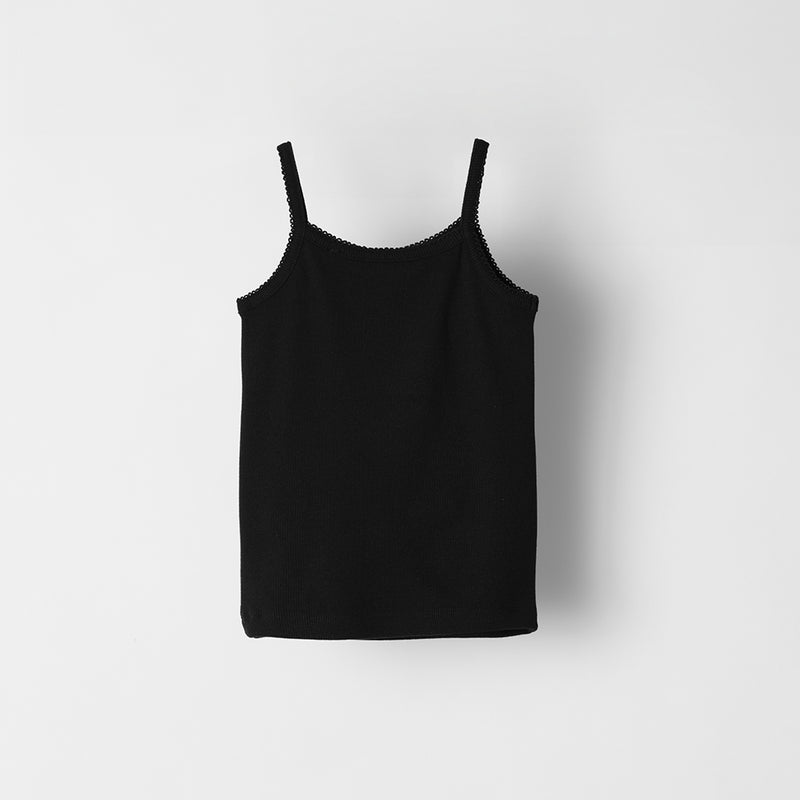 Black Solid Camisole