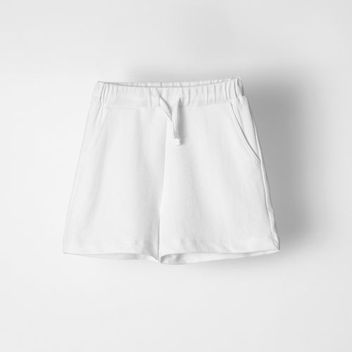 Solid White Shorts