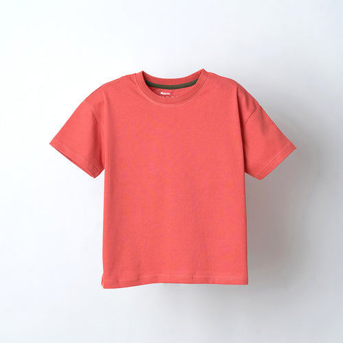 Maroon Solid Tshirt - alt view