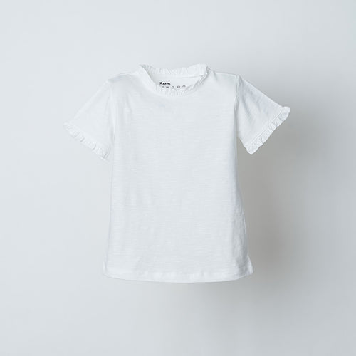 White Solid Top - alt view