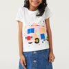 Ice Cream Truck Applique Tshirt