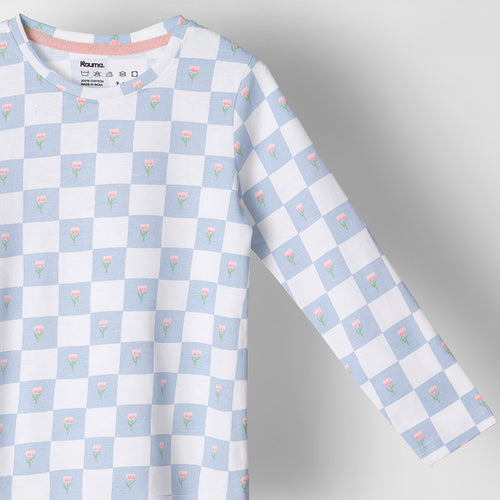 White Printed Tshirt - alt view