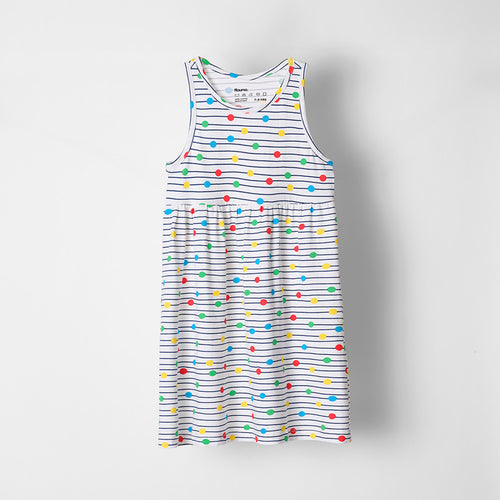 Printed Polka Dress - alt view