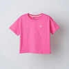 Pink Logo Embroidered Tshirt
