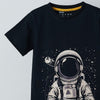 Black Astronaut Graphic Tshirt