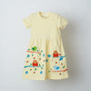 Yellow Applique Dress