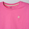 Pink Logo Embroidered Tshirt