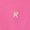 Pink Logo Embroidered Tshirt