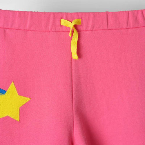 Pink Applique Shorts - alt view