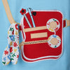 Blue Bag Applique Tshirt