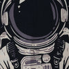 Black Astronaut Graphic Tshirt