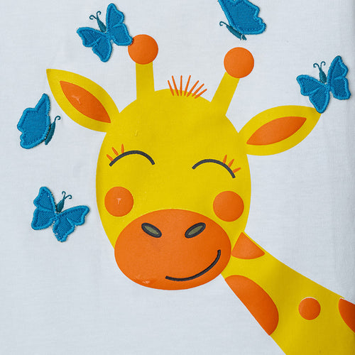 Giraffe Printed Tshirt