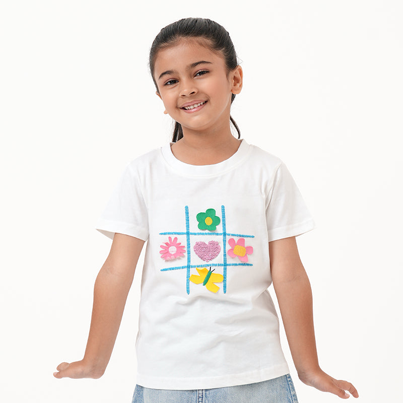 Tic Tac Applique Tshirt