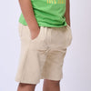 Beige Knit Shorts