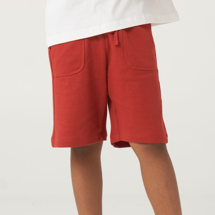Rust Knit Shorts