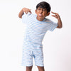 Blue Striped Bamboo Co-ords