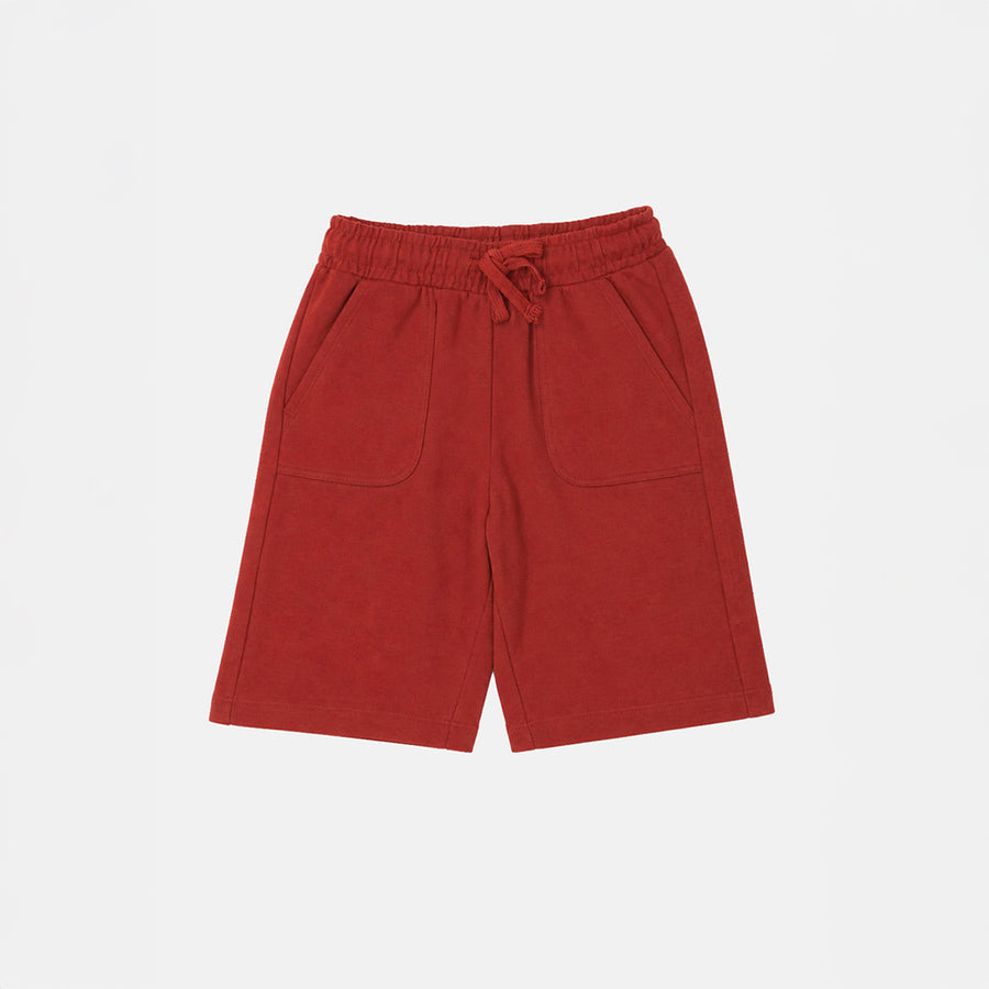 Rust Knit Shorts