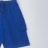 Blue Knit Shorts