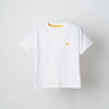 White Logo Embroidery Tshirt
