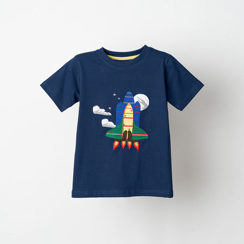Rocket Applique Tshirt