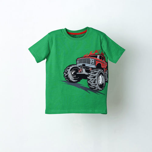 Monster Truck Applique Tshirt