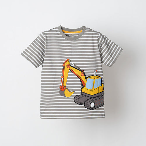 Striped Applique Tshirt
