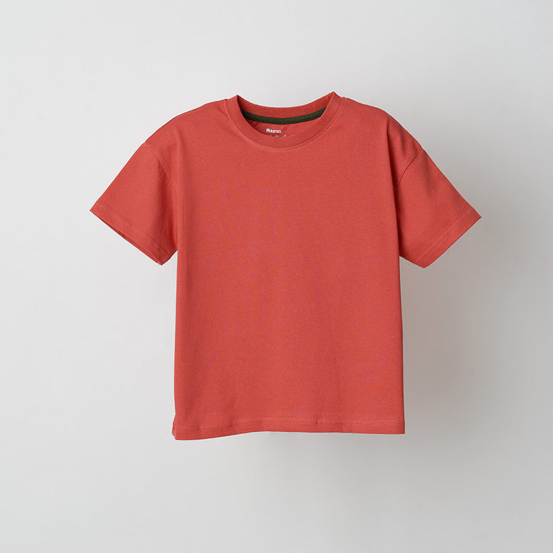 Maroon Solid Tshirt