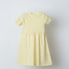 Yellow Applique Dress