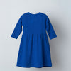 Blue Applique Dress