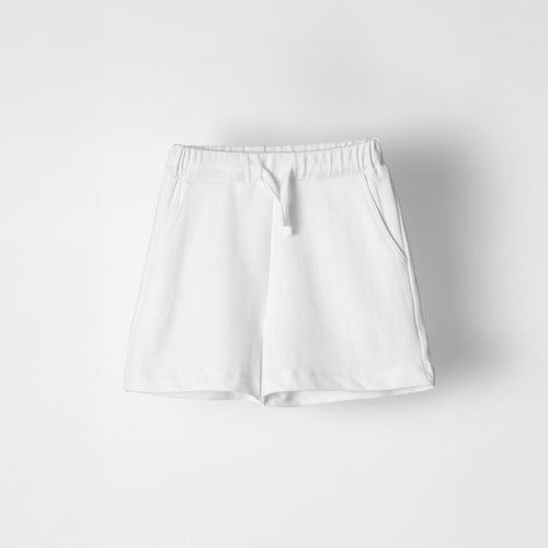 Solid White Shorts