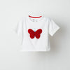 Butterfly Embroidered Tshirt