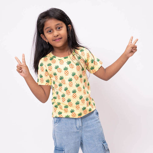 Pineapple Printed Tshirt