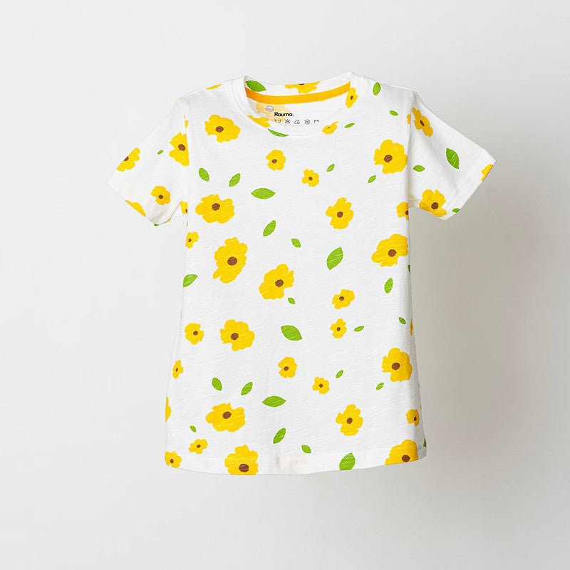 Poppy Floral Printed Tshirt
