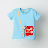 Blue Bag Applique Tshirt