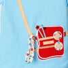 Blue Bag Applique Tshirt