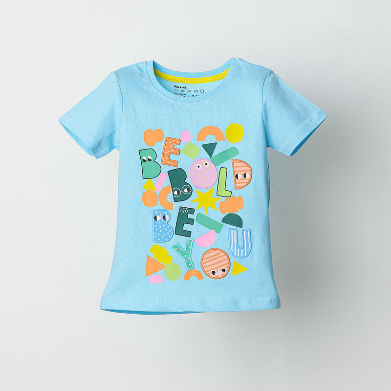 Blue Applique Tshirt