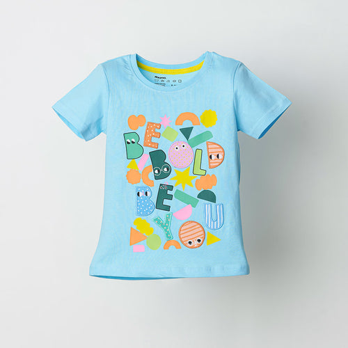 Blue Applique Tshirt