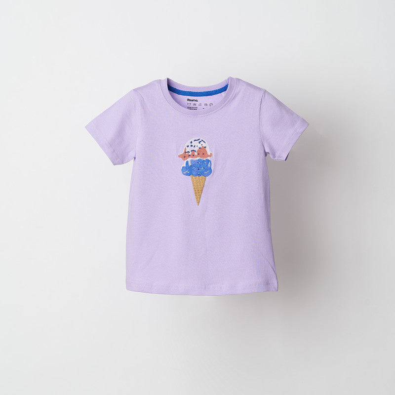Ice Cream Embroidered Tshirt