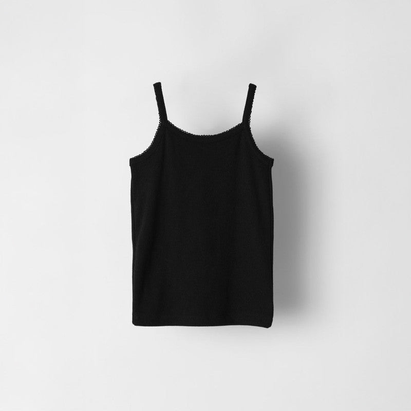 Black Solid Camisole