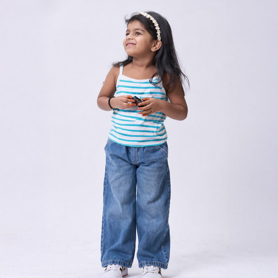 Blue Striped Camisole