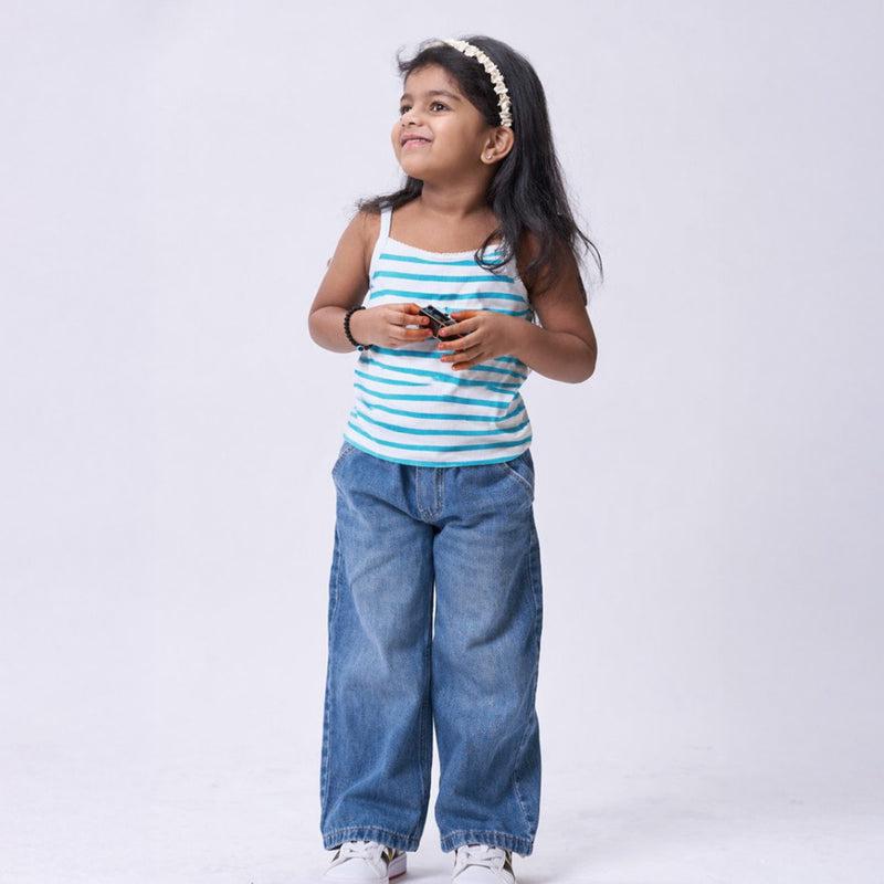 Blue Striped Camisole