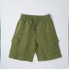 Olive Knit Shorts