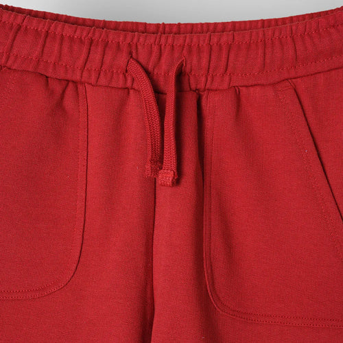 Rust Knit Shorts - alt view