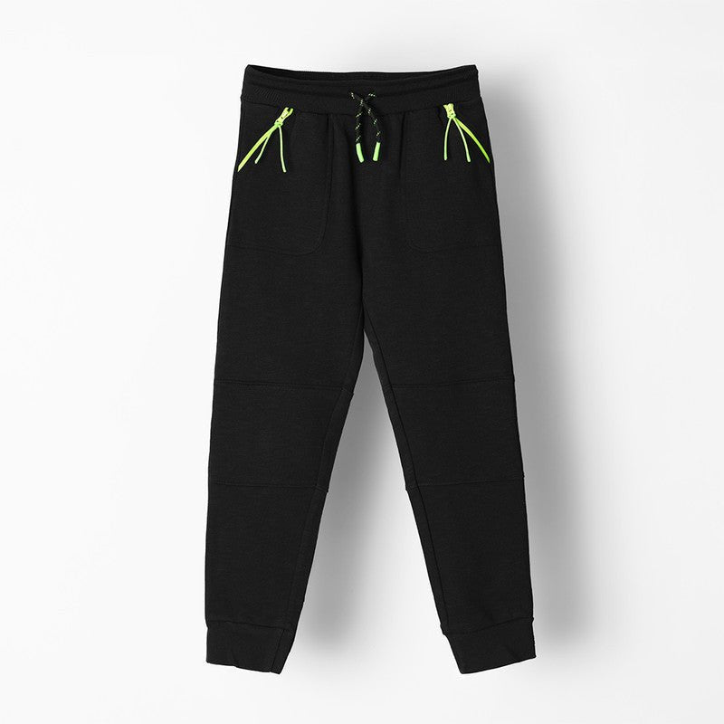 Black Knit Joggers