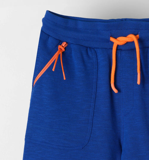 Blue Knit Jogger