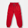 Boys Applique T-shirt & Red Joggers Set