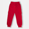 Boys Applique T-shirt & Red Joggers Set