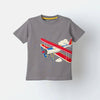 Boys Applique T-shirt & Red Joggers Set